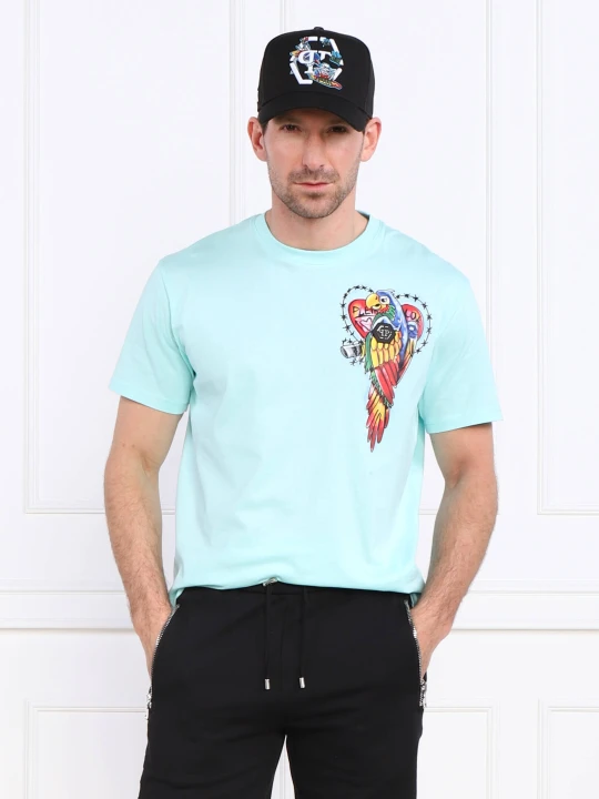 Zdjęcie produktu Philipp Plein T-shirt | Regular Fit błękitny