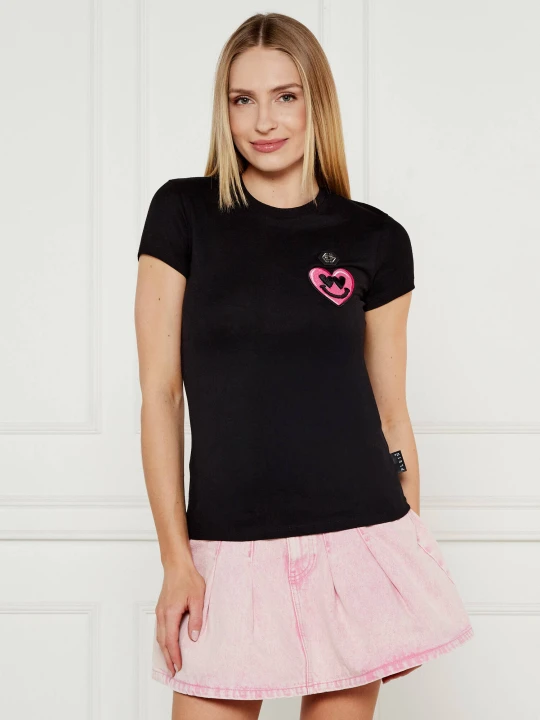 Zdjęcie produktu Philipp Plein T-shirt Sexy Pure | Slim Fit czarny