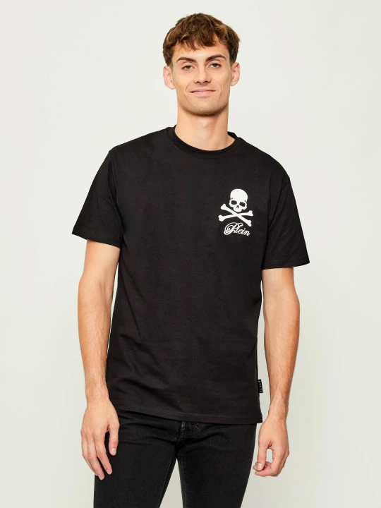 Zdjęcie produktu Philipp Plein T-shirt Skull & Bones | Regular Fit czarny