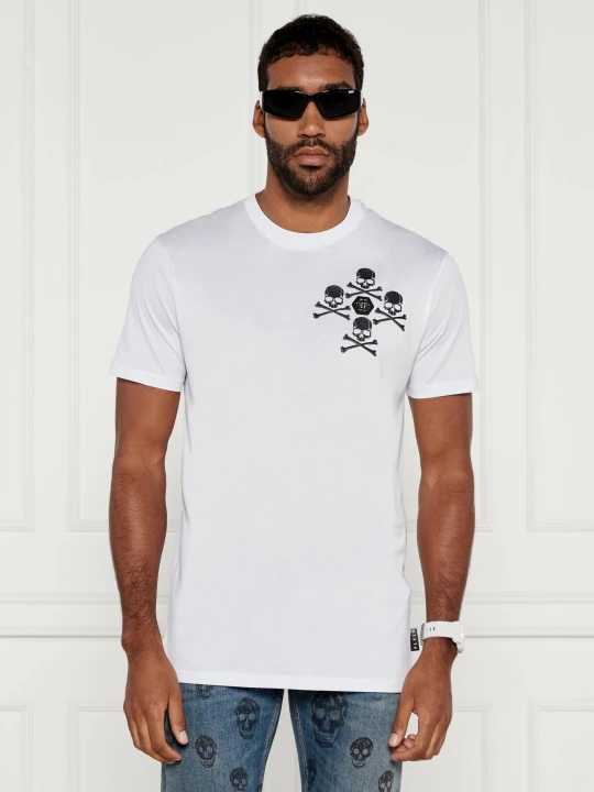 Zdjęcie produktu Philipp Plein T-shirt Skull&Bones | Regular Fit biały