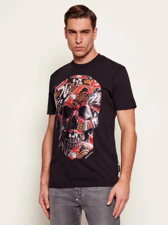 Zdjęcie produktu Philipp Plein T-shirt Skull | Regular Fit czarny