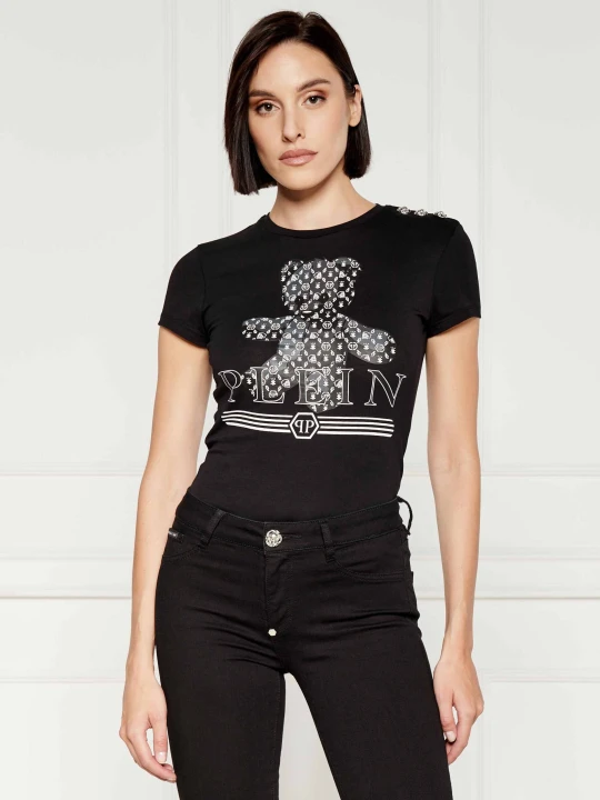 Zdjęcie produktu Philipp Plein T-shirt | Slim Fit czarny