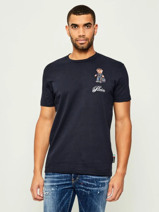 Zdjęcie produktu Philipp Plein T-shirt Teddy Bear | Regular Fit granatowy