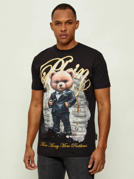 Zdjęcie produktu Philipp Plein T-shirt Teddy Money | Regular Fit czarny