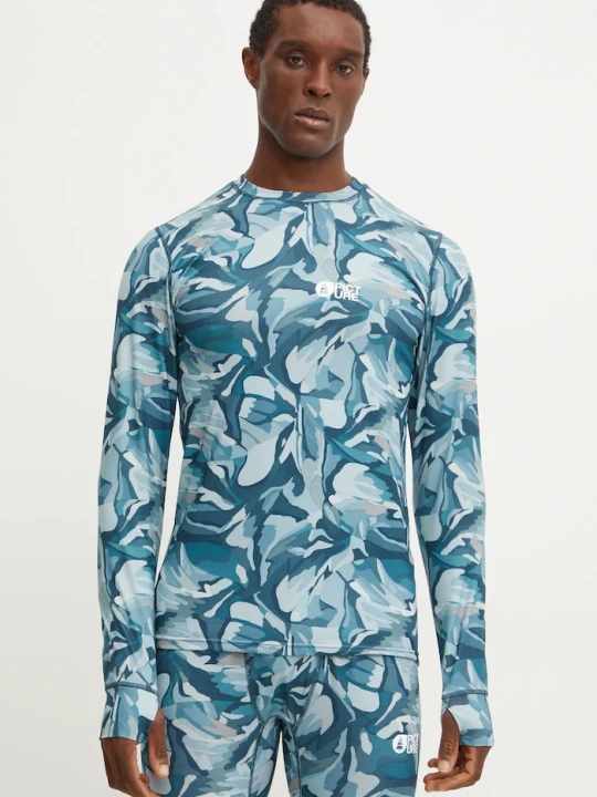 Zdjęcie produktu Picture longsleeve funkcyjny Nangha Printed turkusowy