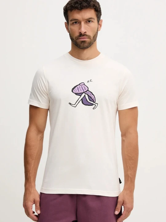 Zdjęcie produktu Picture t-shirt bawełniany Jean Julien beżowy