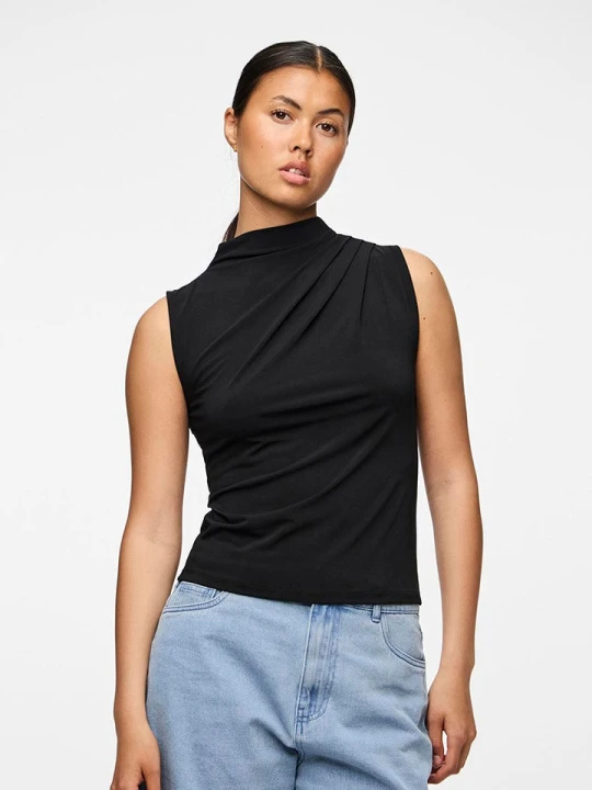 Zdjęcie produktu Pieces Bluzka "Madison" w kolorze czarnym rozmiar: M
