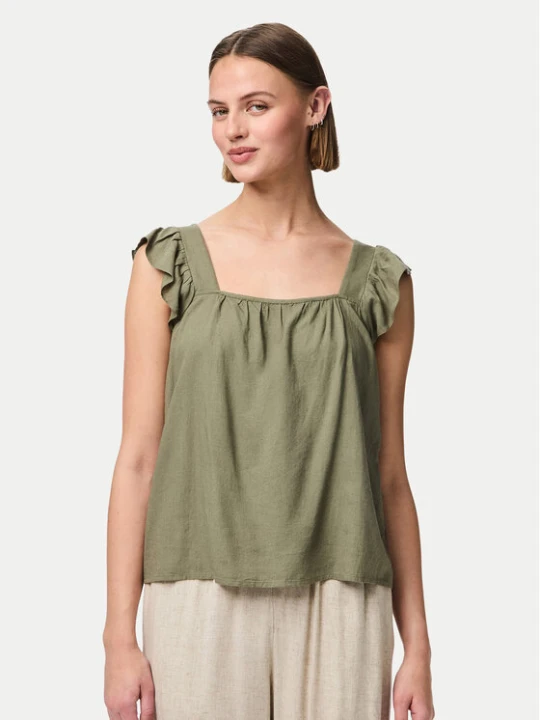 Zdjęcie produktu Pieces Bluzka Pia 17154740 Zielony Regular Fit