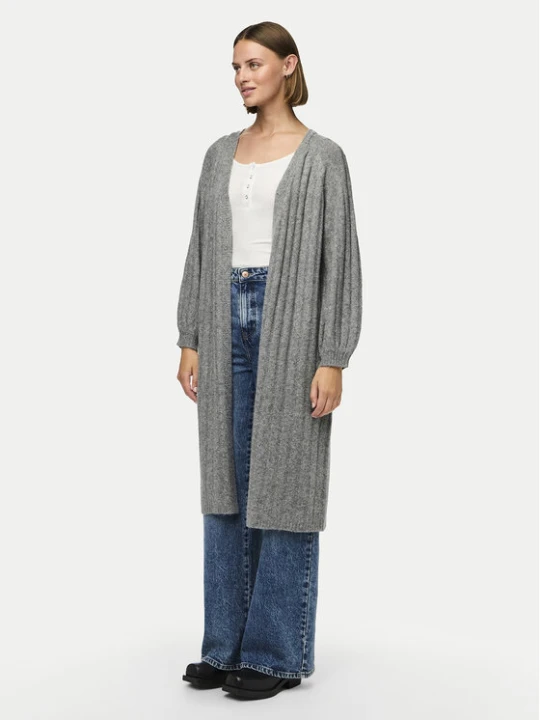 Zdjęcie produktu Pieces Kardigan Maggy 17150959 Szary Loose Fit