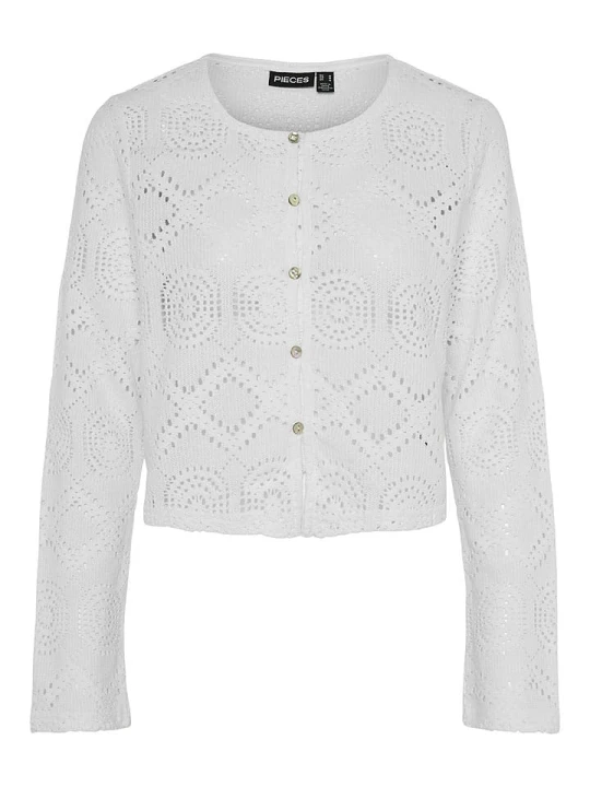 Zdjęcie produktu Pieces Kardigan "Sonnie" w kolorze białym rozmiar: XS