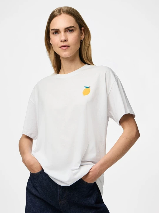 Zdjęcie produktu Pieces Koszulka "Alifi" w kolorze białym rozmiar: XL