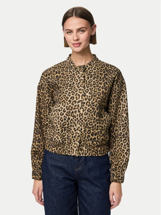Zdjęcie produktu Pieces Kurtka bomber Salume 17156456 Brązowy Regular Fit