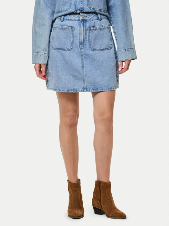 Zdjęcie produktu Pieces Spódnica jeansowa Sky 17155880 Niebieski Regular Fit