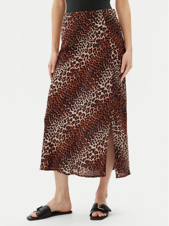 Zdjęcie produktu Pieces Spódnica midi Nya 17147811 Brązowy Regular Fit