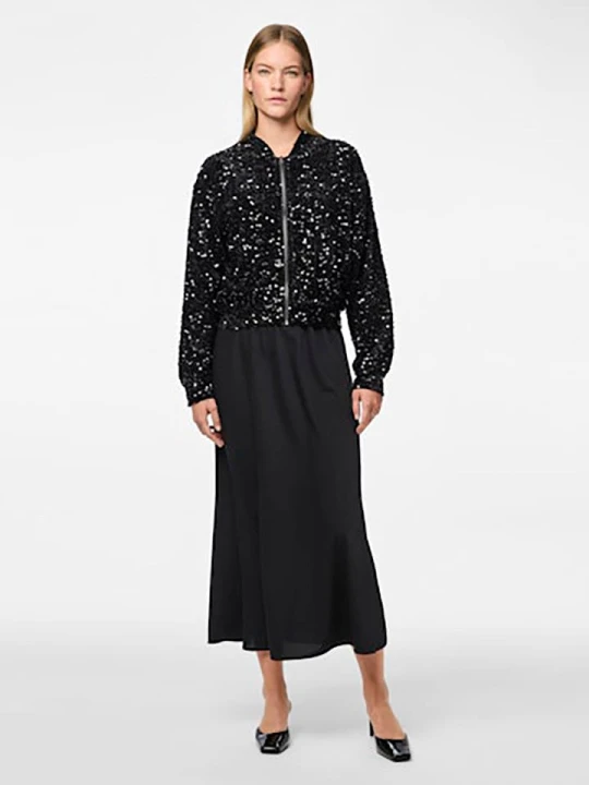 Zdjęcie produktu Pieces Spódnica w kolorze czarnym rozmiar: XL