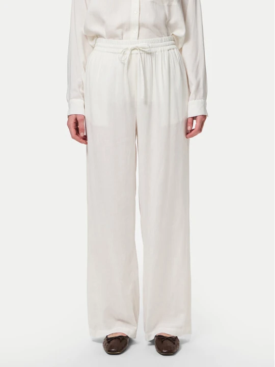 Zdjęcie produktu Pieces Spodnie materiałowe Pia 17149314 Biały Wide Leg