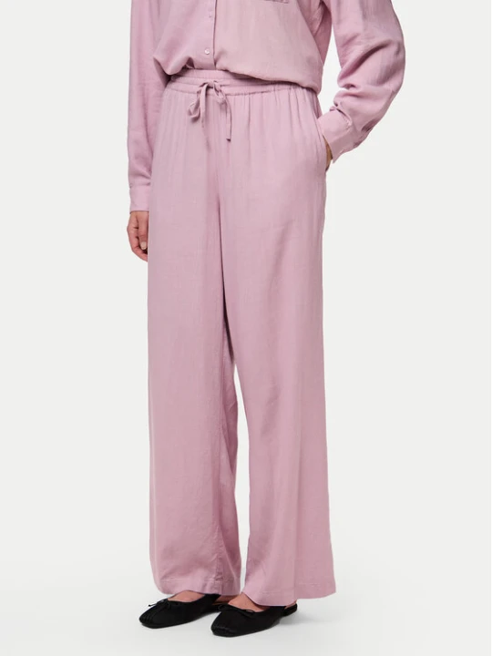Zdjęcie produktu Pieces Spodnie materiałowe Pia 17149314 Różowy Wide Leg