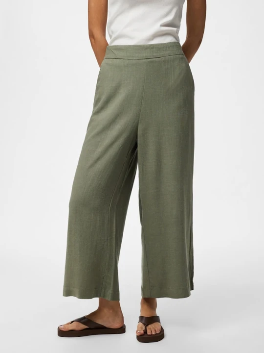 Zdjęcie produktu Pieces Spodnie w kolorze khaki rozmiar: S