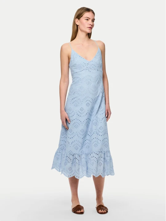 Zdjęcie produktu Pieces Sukienka letnia Vilde 17156565 Błękitny Regular Fit Niebieski jasny