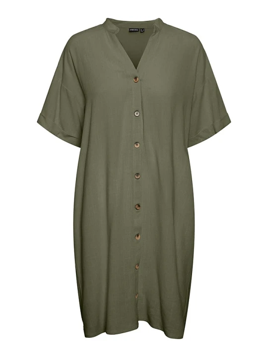 Zdjęcie produktu Pieces Sukienka w kolorze khaki rozmiar: XS