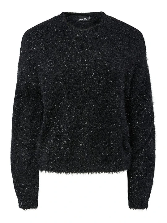 Zdjęcie produktu Pieces Sweter "Mie" w kolorze czarnym rozmiar: XL
