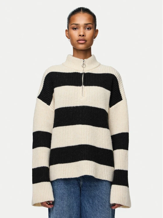 Zdjęcie produktu Pieces Sweter Nalini 17151182 Beżowy Regular Fit
