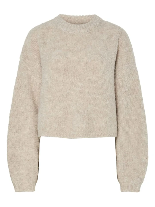 Zdjęcie produktu Pieces Sweter w kolorze beżowym rozmiar: XL
