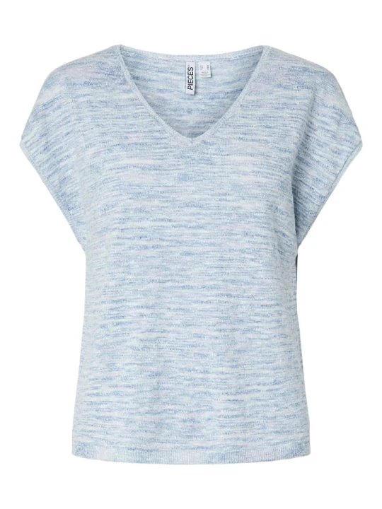 Zdjęcie produktu Pieces Sweter w kolorze błękitnym rozmiar: XL