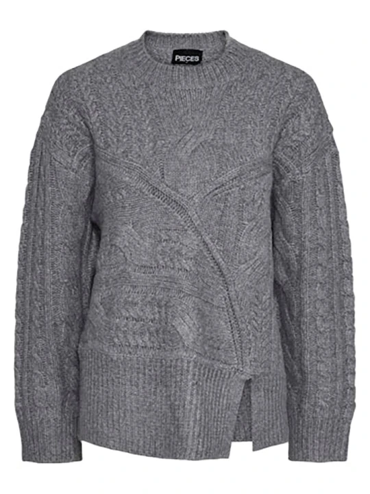 Zdjęcie produktu Pieces Sweter w kolorze szarym rozmiar: S