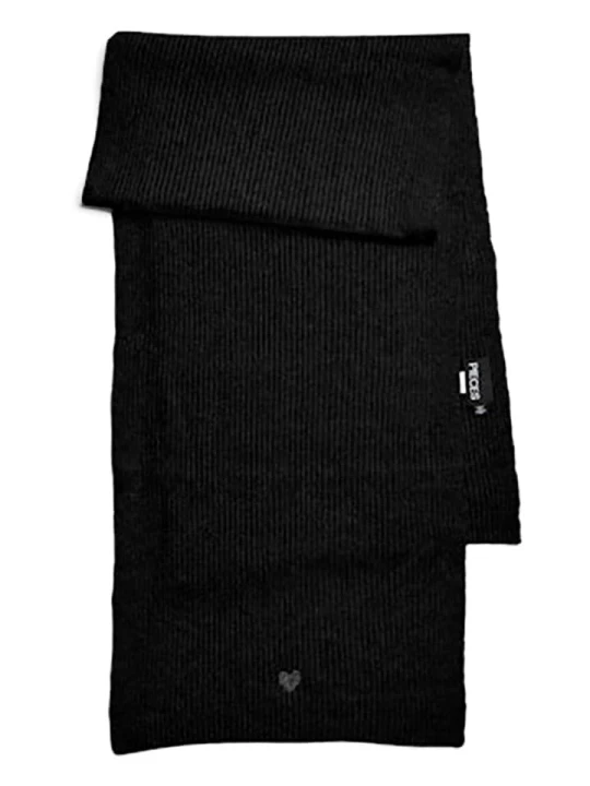 Zdjęcie produktu Pieces Szal w kolorze czarnym - 190 x 40 cm rozmiar: onesize