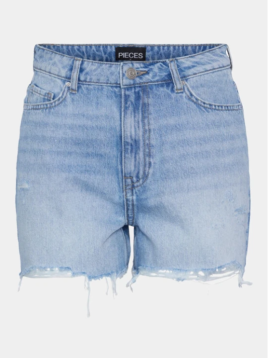 Zdjęcie produktu Pieces Szorty jeansowe Summer 17146747 Niebieski Regular Fit