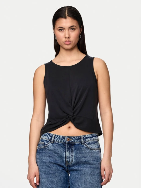 Zdjęcie produktu Pieces Top Anora 17149200 Czarny Regular Fit