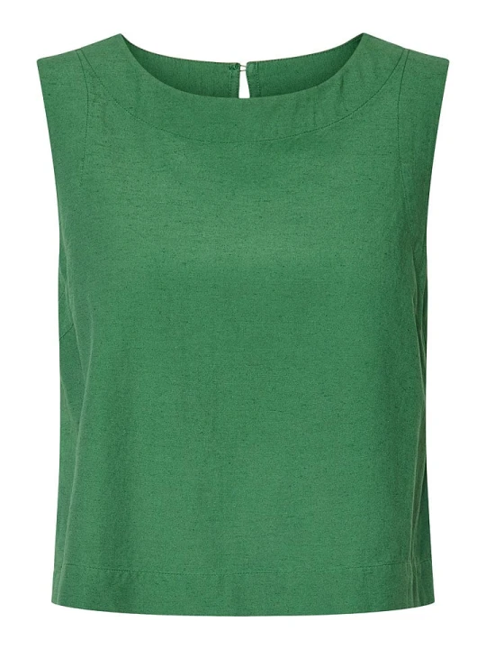 Zdjęcie produktu Pieces Top "Tera" w kolorze zielonym rozmiar: XS