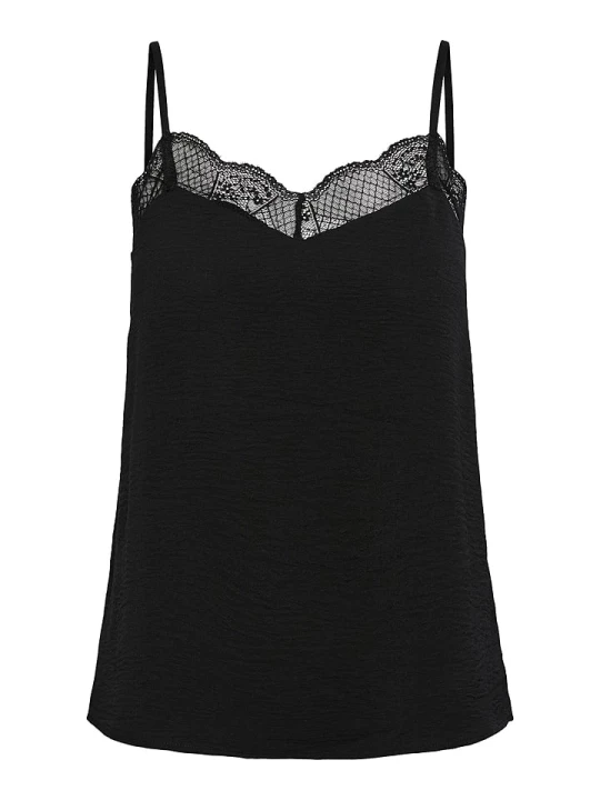 Zdjęcie produktu Pieces Top w kolorze czarnym rozmiar: M