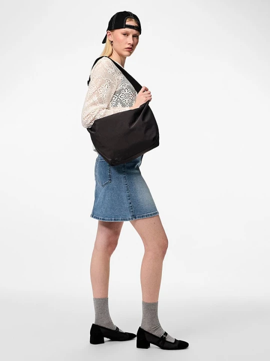 Zdjęcie produktu Pieces Torebka "Amanda" w kolorze ciemnoszarym rozmiar: onesize