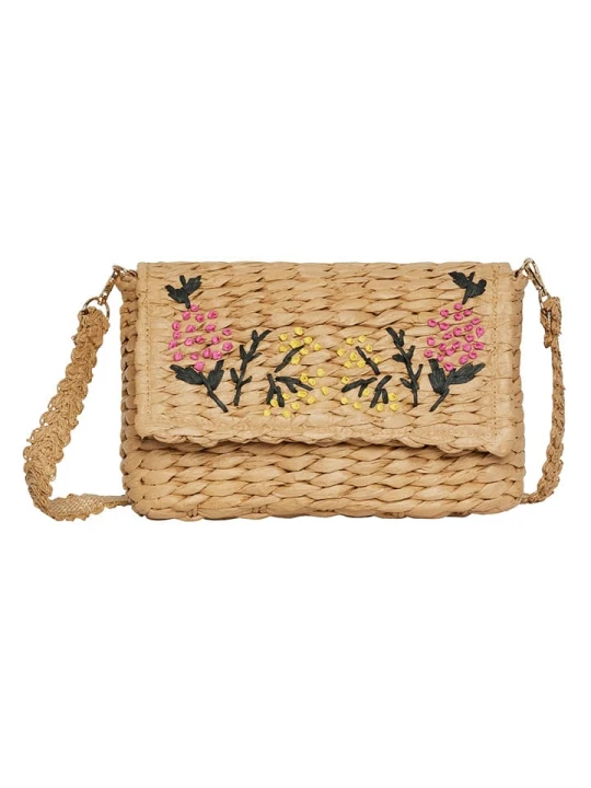 Zdjęcie produktu Pieces Torebka w kolorze jasnobrązowym - 25 x 15 x 6 cm rozmiar: onesize