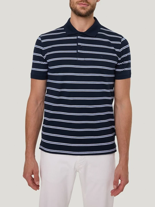 Zdjęcie produktu Pierre Cardin Koszulka polo w kolorze granatowo-białym rozmiar: XL