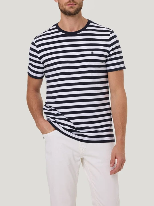 Zdjęcie produktu Pierre Cardin Koszulka w kolorze granatowo-białym rozmiar: XL