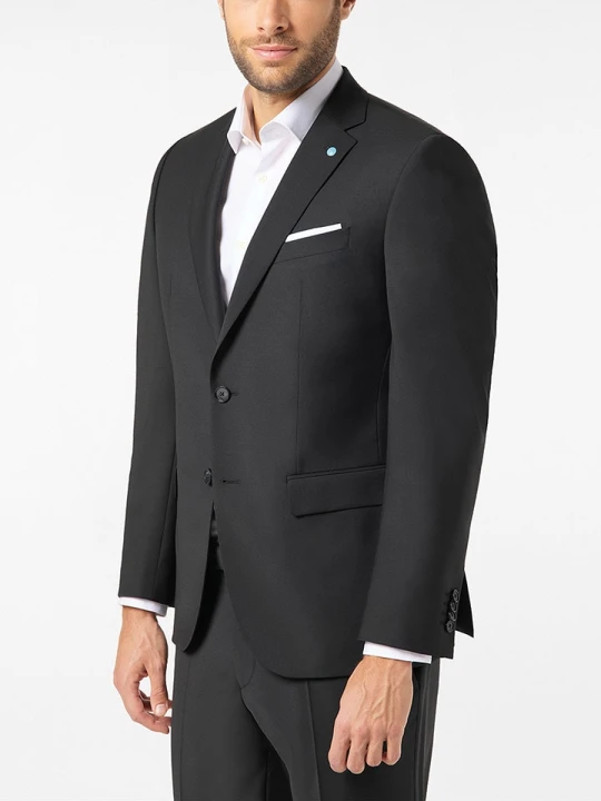 Zdjęcie produktu Pierre Cardin Marynarka "Grant" w kolorze czarnym rozmiar: 54