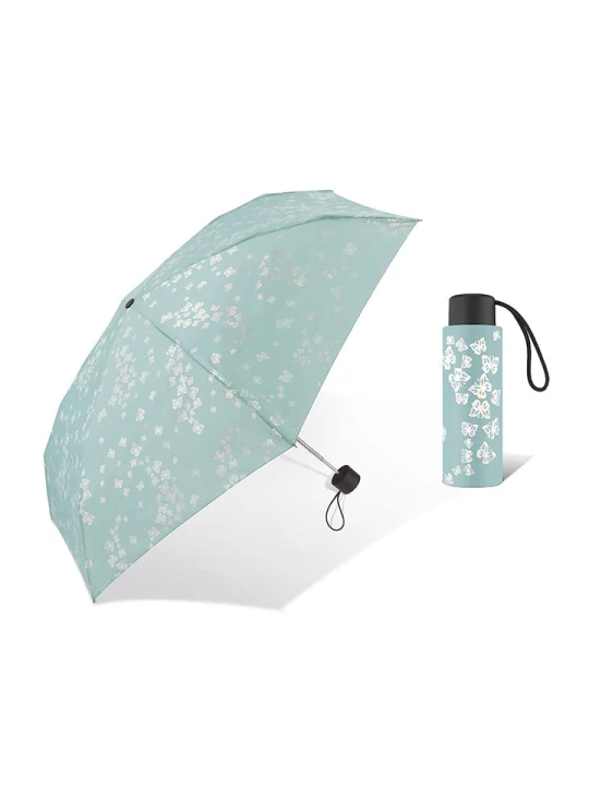 Zdjęcie produktu Pierre Cardin Parasol w kolorze turkusowym - Ø 92 cm rozmiar: onesize