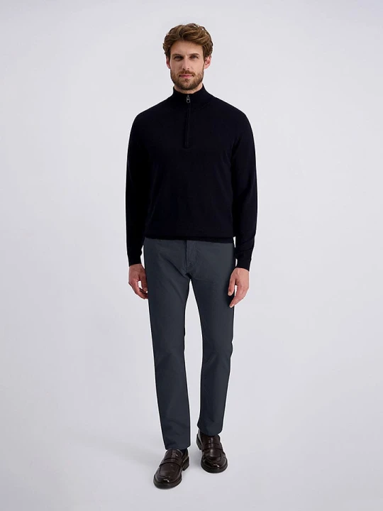 Zdjęcie produktu Pierre Cardin Spodnie sztruksowe "Laval" w kolorze granatowym rozmiar: W35/L30