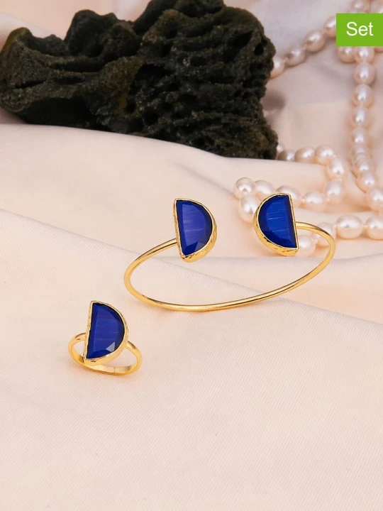 Zdjęcie produktu Pierres de Jade 2-częściowy zestaw biżuterii rozmiar: onesize