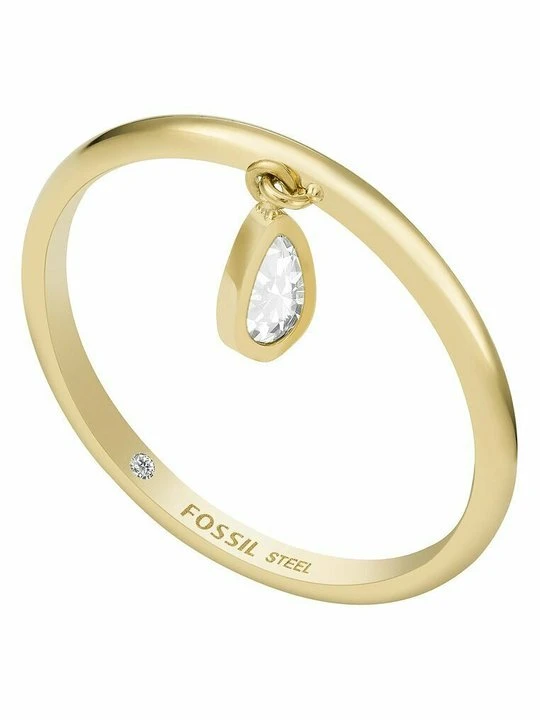 Zdjęcie produktu Pierścionek Fossil złoty