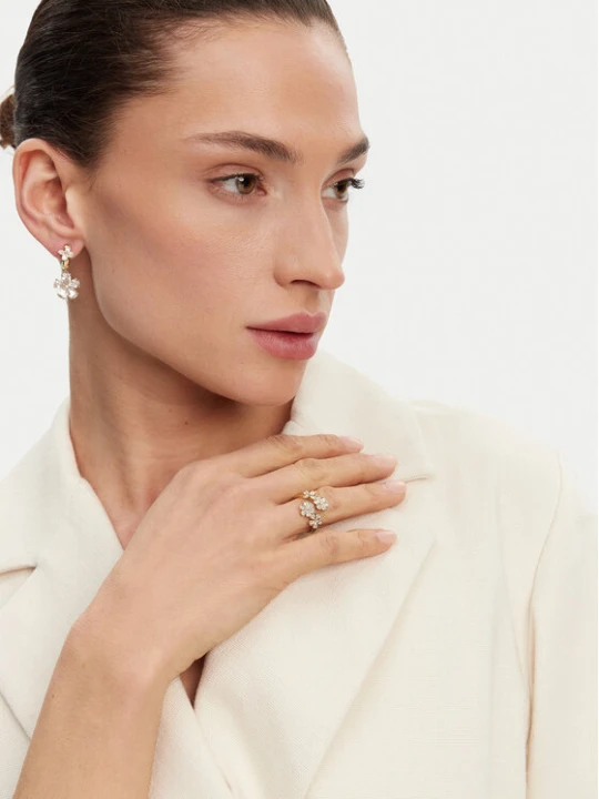 Zdjęcie produktu Pierścionek Guess JUBR05 104JW Złoty