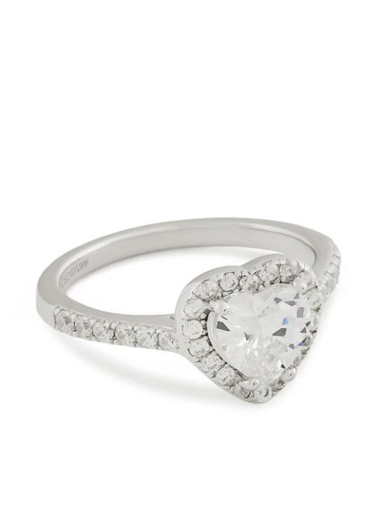 Zdjęcie produktu Pierścionek ICED STUFF Heart Gem Białe złoto