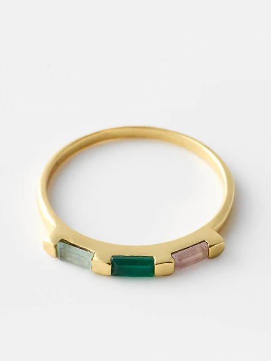 Zdjęcie produktu Pierścionek Moon Stone złoty
