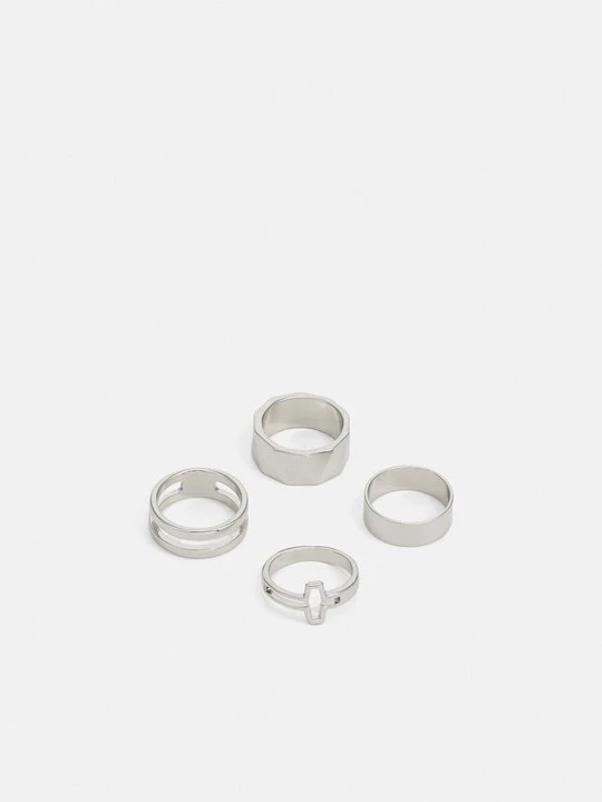Zdjęcie produktu Pierścionek Pier One By Zalando srebrny