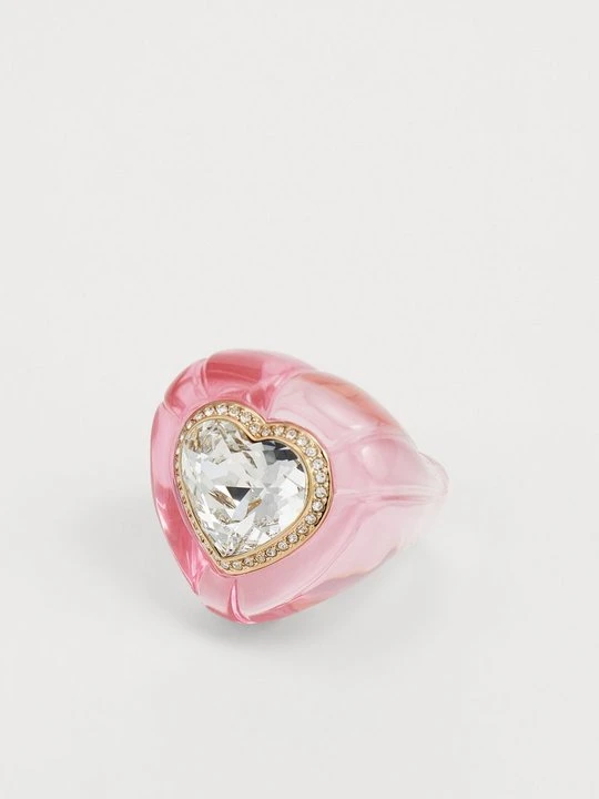 Zdjęcie produktu Pierścionek Swarovski różowy