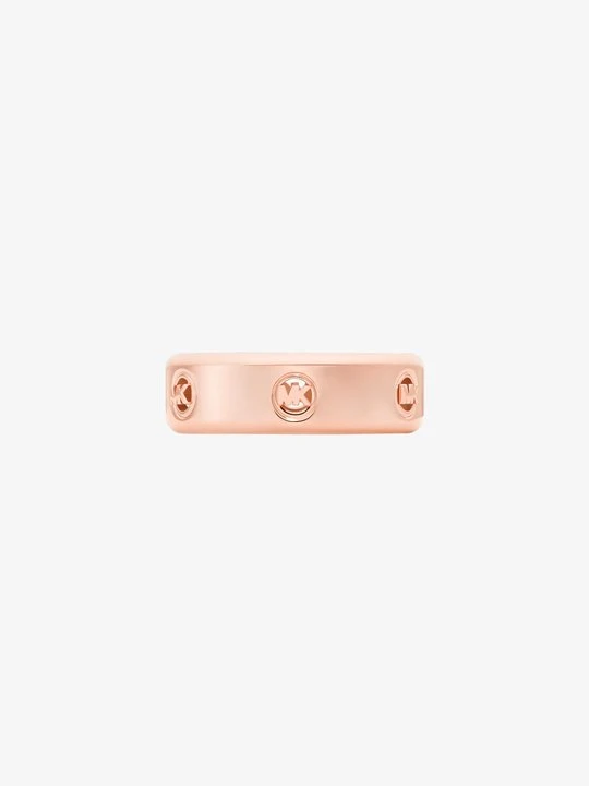 Zdjęcie produktu Pierścionek z logo Michael Kors ROSE GOLD (Różowozłoty)
