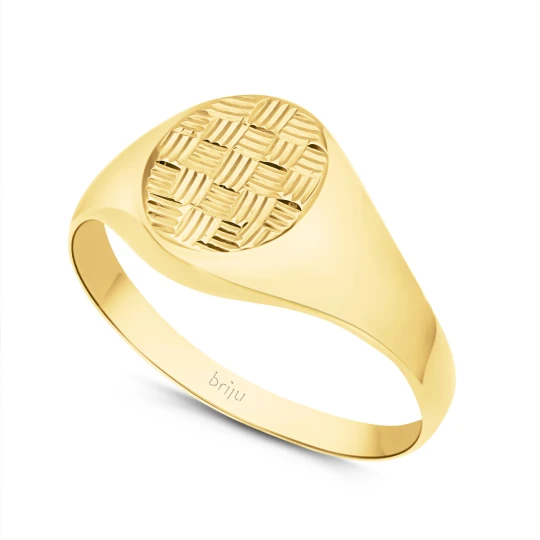 Zdjęcie produktu Pierścionek żółte złoto 333 (PI-001261) Briju